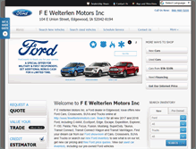 Tablet Screenshot of fewelterlenmotors.com